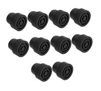 Parliky 10Pcs Trampoline Tube Caps with Slip Screwthreaded Leg Pads Tapered Mini Leg Covers for Secure Fit and Enhanced Stability Easy Installation