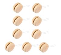 Parliky 10Pcs Wooden Responsive Ball for DIY Painting Craft Supplies Enhancing Creativity and Imagination for Birthday Parties and Group Play