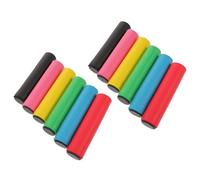 Parliky 12 Pairs Soft Ergonomic Sponge Paddle Grips Non-slip Handlebar Covers for Kayak Canoe Paddles Cycling Mountain Bikes Anti-skid Hand Protectors for Water Sports and Outdoor