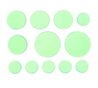 Parliky 12 pcs Silicone Self-adhesive Drum Mute Cushions for Sound Control Noise Reduction Drum Dampener Pads Compatible with Snare Bass Jazz Silicone Material