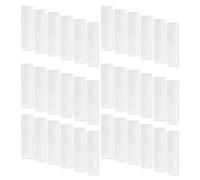 Parliky 120pcs Self-Adhesive Clear Label Holders with Open Transparent Plastic Index Card Sleeves for Library Office Storage Bin Organization and Quick Information Access