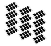 Parliky 128Pcs Saxophone Mouthpiece Cushions Patch Pads 0.8Mm Thin Self-Adhesive Rubber Mouthpiece Bite Pads for Sax Clarinet for Music Players