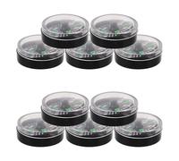 Parliky 12pcs 20mm Plastic Camping Compass Kit Lightweight Outdoor Survival Button Compass for Hiking, Travel, and Navigation Accessories