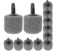 Parliky 12pcs Aquarium Air Stones for Fish Tanks, Oxygen Bubble Diffusers with Even Air Distribution, High-temperature Sintered Bubble Stones for Quiet Aquarium Aeration