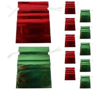 Parliky 12PCS Holographic Drawstring Present Bags with Glitter Foil Finish Creative Wrapping Pouches for Candy Small and Party Treats for Christmas Birthdays and Holiday Celebrations