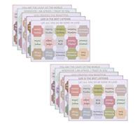 Parliky 150pcs Laminated Bible Tabs for Study Women Men Bible Index Book Tabs Self-Adhesive for Easy Navigation Study Tools Boho Theme