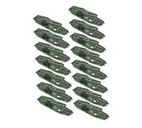 Parliky 15pcs Plastic Aircraft Carrier Model Miniature Ship for War Scene Simulation Educational Naval Engineering for Boys Home Display