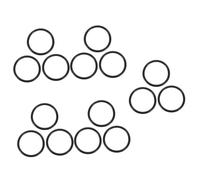 Parliky 15pcs Singing Bowl Cushion Pad for Buddhist Ritual Instruments Singing Bowl Mat Cushion Pads