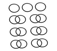 Parliky 15pcs Trumpet Cornet Tuning Slide Rubber O Rings Soft Elastic Noise Instrument Rings Small Trumpet Accessories Compatible with Cornet French Horn
