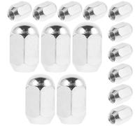 Parliky 15pcs Wheel Lug Nuts for Atv Go-kart Trucks Construction with Advanced Electroplating External Hex Design for Easy Installation Automotive Tire Accessories for Offroad and Camper
