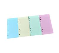 Parliky 160 Sheets Refill Paper Pack Spiral Notebook Replacement Pages Smooth Surface Bright Color Design Easy to Install for Office School Writing Notes