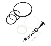 Parliky 16pcs Hydraulic Floor Jack Seal Kit for Vertical Trolley Jack Capacity Abs Steel Pump Core Dust Return Valve Steel Ball Card Repair Parts