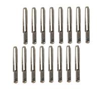 Parliky 16pcs Silver Dulcimer Tuning Nails for Harpsichord and Guzheng, Metal Fixing Pegs Simple Installation and Sturdy Design, Accessories for Harp String Repair and Maintenance