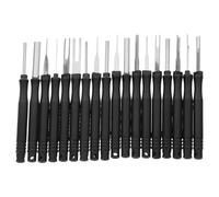 Parliky 18pcs Terminal Pin Ejector Kit with Ergonomic Handle for Automotive Wire Harness Removal Push Pin Extractor Tools for Mechanics Compatible with Terminals Easy Grip Design