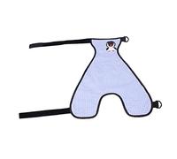 Parliky 1pc Adjustable Dog Bib Lightweight Belly Cover for Dogs Puppies Pet Bib Sky Blue s