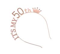 Parliky 1Pc Birthday Party Headdress Crown Hair Band Unique Number Letter Design Stylish Birthday Headpiece for Creative Celebrations for Photo Props and Memorable Moments
