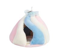 Parliky 1pc Candy Shape Cage Hammock for Small Animals Soft Hanging Nest for Hamsters Squirrels Guinea Pigs Lightweight Pet Sleeping
