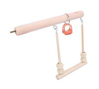 Parliky 1pc Parrot Stand Toy Chewing Platform for Birds Exercise Rack for Budgies Cockatiels and Conures for Interactive Play and Climbing Activities