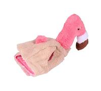 Parliky 1pc Pet Hat for Dogs and Cats Cute Flamingo Headwear for Pets Unique for Photoshoots and Christmas Celebrations Soft and Animal-safe Material