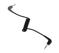 Parliky 1pc Trs to Trrs Microphone Cable Adapter Right Angle Male to Male Audio Connection Compatible for Smartphones and Recording Devices