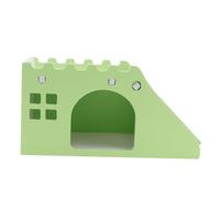 Parliky 1pc Wooden Hamster House Stairs Pet Sleeping Nest and Slide Natural Material Hideout for Hamsters Mice and Animals Random Style