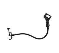 Parliky 1Set Flexible Tube Microphone Stand with Holder Compact Mic Storage for Live Streaming and Voice Recording Supports Various Microphone