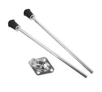 Parliky 1set Metal Drum Leg Replacement Fittings Set Base for Percussion Instruments Easy Installation Construction for Drumming Setup