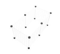 Parliky 1set Multifunctional Cat Playpen Diy Pet Cage for Dogs and Cats Breathable Pet Fence Easy to Install for Indoor and Outdoor Use Panels