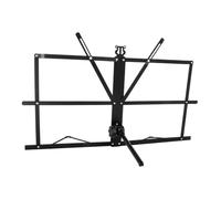 Parliky 1set Portable Desktop Music Stand Foldable Design for Easy Storage Multi-functional Holder for Music Tablets Books and Scores