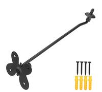 Parliky 1set Replacement Cymbal Arm Plate Iron Rack for Drum Percussion Sturdy Wall Slot Hanger for Cymbal Display Easy Installation Drum Accessory