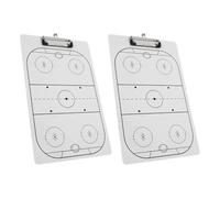 Parliky 2 Pack Ice Hockey Coaching Dry Erase Boards with Markers - Reusable Magnetic Whiteboards for Team Strategy and Training Equipment for Coaches