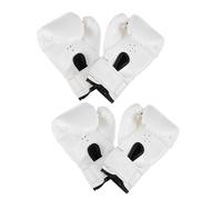 Parliky 2 Pair Boxing Gloves Lightweight Sparring Gear for Boys Punching Bag Training Taekwondo Kickboxing Hand Wraps Craftsmanship Complete Set