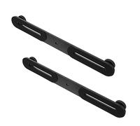 Parliky 2 Pcs T-shaped Dual Mount Extension Bracket Bar for Microphone and Flash, Compatible Tripod Stand, Sturdy Double Head Flash and Mic Support for Photography and Video Lighting