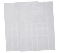 Parliky 2 Sheets Transparent PVC Bike Frame Protector Stickers for Mountain Road Folding Bikes Scratch Resistant Protective Film Guard Easy Clean Bicycle Frame Protective Decals