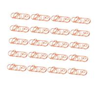 Parliky 20 Pcs Rose Gold Creative Book Mark Clips Practical Note and Book Holders Lightweight Stationery Office Accessories for Study and Work