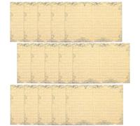 Parliky 20 Sheets Floral Wrap Paper Musical Note Pattern Flower Wraps Vintage Retro Flexible Tear-resistant Paper Material for Flower Bouquet Wrapping Supplies