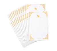 Parliky 20 Sheets Vintage Letter Papers Lined Decorative Kraft Stationery for Wedding Invitations Party Supplies Thick Smooth Writing Paper Creative Chinese Style