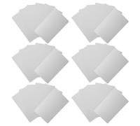 Parliky 200Pcs 86X54X0.21Mm Silver Aluminum Engraving Blank Cards Multipurpose Metal Sheets for DIY Business Cards Laser Precision Engraving Projects and Office Professionals