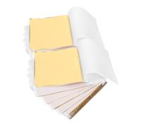 Parliky 200pcs Imitation Gold Leaf Foil Paper Sheets for Arts and Crafts Easy to Apply Decorative Gold Foil Paper for Gilding Painting DIY Projects for Elegant Decorations