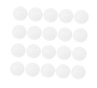 Parliky 20pcs Clear Round Badge Covers Protective Badge Holder Protectors for Souvenir Coins and Collectible Scratch-Resistant Display Cases for Trade Shows Parties and Home Storage