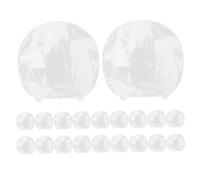 Parliky 20pcs Double-sided Thick Adhesive Table Tennis Paddle Protector Film Transparent Racket Cover for Scratch Resistant Surface Protection Self-sticky Safety