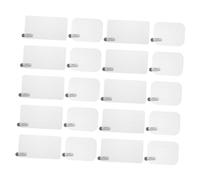 Parliky 20pcs Driving Recorder Film Static Cling Window Film Dash Cam Sticker for Windshield Dash Cam Mounting Tape Transparent The Pet