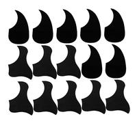 Parliky 20pcs Guitar Pickguard Set for 41-inch Acoustic Classical Folk Guitar Black Waterdrop and Bird-shaped Pvc Scratch Protection Plates