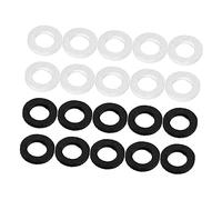 Parliky 20pcs Key Pads for Trumpet Trombone Wind Instrument Valve Key Fixing Gasket Replacement Musical Instrument Accessories