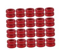 Parliky 20pcs Metal String Beads for Folk Guitar Classical Guitar Bridge Beads String End Anchors Components for Acoustic