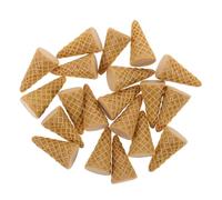 Parliky 20pcs Mini Ice Cream Cone Charms Resin DIY Craft Accessories Small Tiny Ice Cream Cone Decorations for Jewelry Making and Phone Case Embellishments