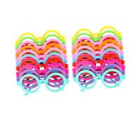 Parliky 20Pcs Photo Booth Eyeglasses Frames Party Glasses Decoration for Festival Celebration
