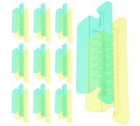 Parliky 20pcs Plastic Hanging File Tabs and Inserts for Quick Identification and File Classification, Small Labels Suitable for Office and Home Filing Systems