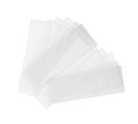 Parliky 20pcs PVC Bookmark Sleeves with Hole Waterproof and Shatter-Resistant Covers for Recipe Books Journals Photo Strips Scrapbooking Laminating Pouches for Book Lovers