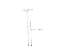Parliky 20pcs White Fabric Sewing Marker Pencils for Crafts Tailoring Marking Tools with High-contrast White Pigment for Glass Ceramic and Dark Surfaces